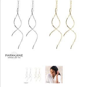 Park Lane Silver Twisted Earrings
